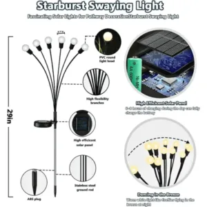 solar led light, firefly light, pathway light, garden light, decoration light